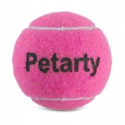 Petarty Tennis Ball for Dog, 2.5 Inch Easy Catching Pet Interactive Ball Sturdy for Small Medium Large Dogs Training Playing - Pack of 1