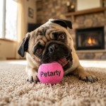 Petarty Tennis Ball for Dog, 2.5 Inch Easy Catching Pet Interactive Ball Sturdy for Small Medium Large Dogs Training Playing - Pack of 1 Petarty Tennis Ball for Dog, 2.5 Inch Easy Catching Pet Interactive Ball Sturdy for Small Medium Large Dogs Training Playing - Pack of 1