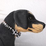 Petarty Dog Bowtie Collar, 1 Pack Black and White Plaid Sturdy Cotton Leather Soft Dog Collar for Small Dogs Adjustable 10"-15" Petarty Dog Bowtie Collar, 1 Pack Black and White Plaid Sturdy Cotton Leather Soft Dog Collar for Small Dogs Adjustable 10"-15"