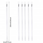 Offiper 6PCS Cable Zip Ties 9.84 Inch, Durable Adjustable  White Plastic Tie Wraps for Indoor and Outdoor